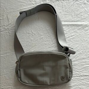 lululemon athletica Gray Belt Bag with Adjustable Strap